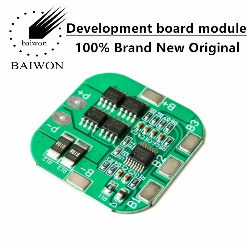 4 series 14.8V lithium battery protection board 18650 16.8V overcharge over discharge short circuit protection 20A
