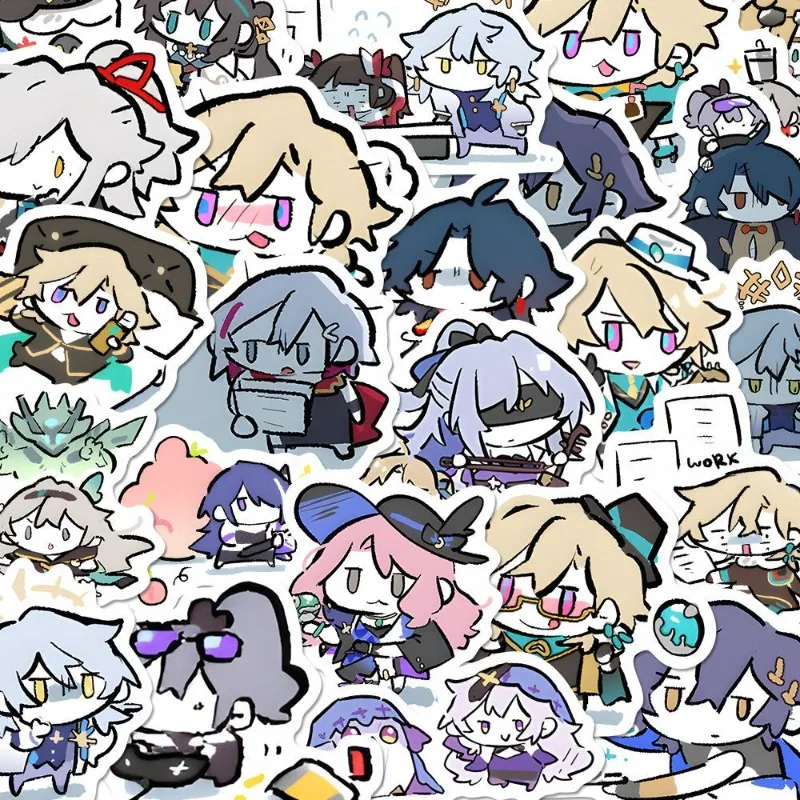 

Honkai Star Rail Anime Game Stickers Kafka Children Stationery Student Message Collection Gift Waterproof Diy Phone Case Cos