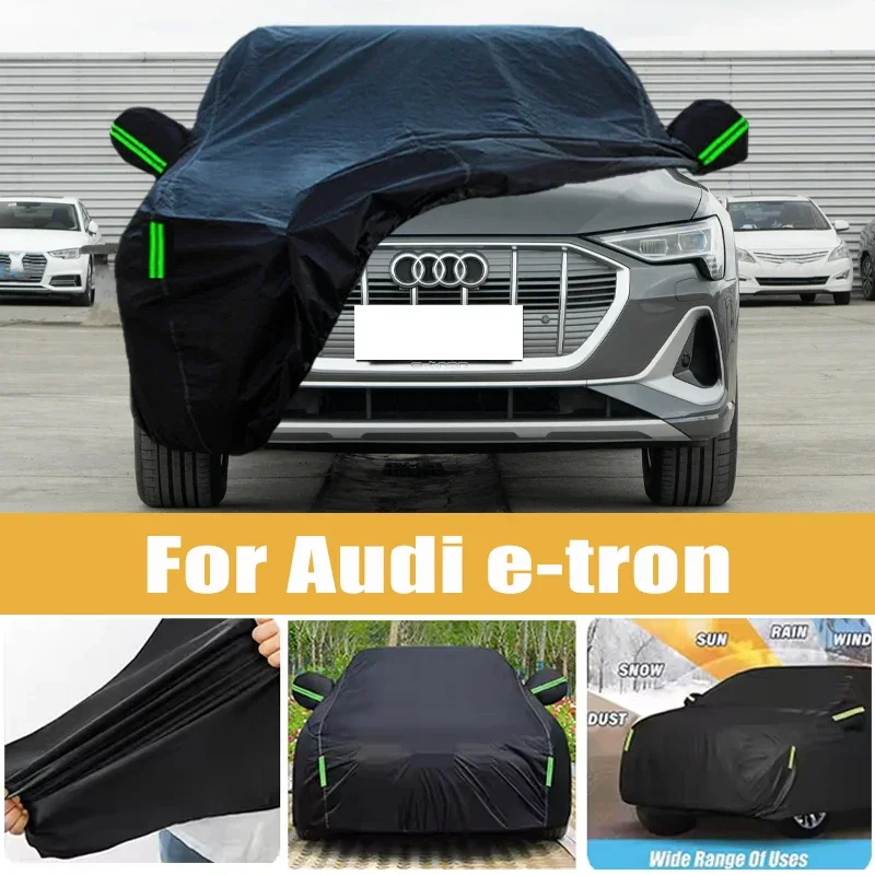 

For Audi E-tron Full Car Cover Four Seasons Outdoor Sun Anti UV Rain Snow Dust Protection Oxford Cloth Accessories