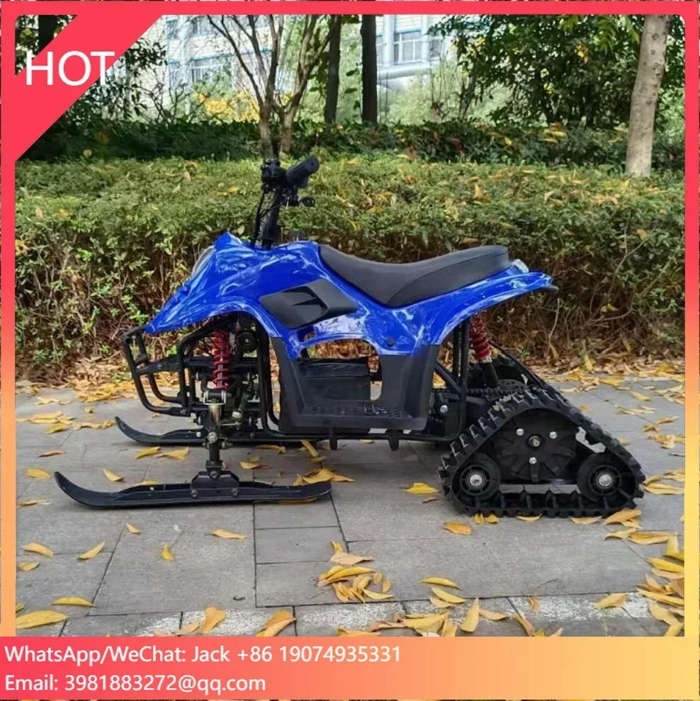 

20252025 Wholesale Cross-Border Export Double Snowmobile Sled Car Ski Resort Motorcycle Trail Style 150cc Engine Snow Scooter