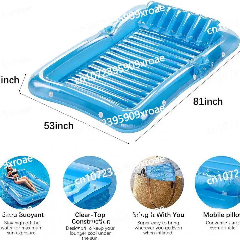 PVC Floating Water Mat for Beach, Inflatable Pool Float, Big Sea Mattress, Shell, Summer Floats