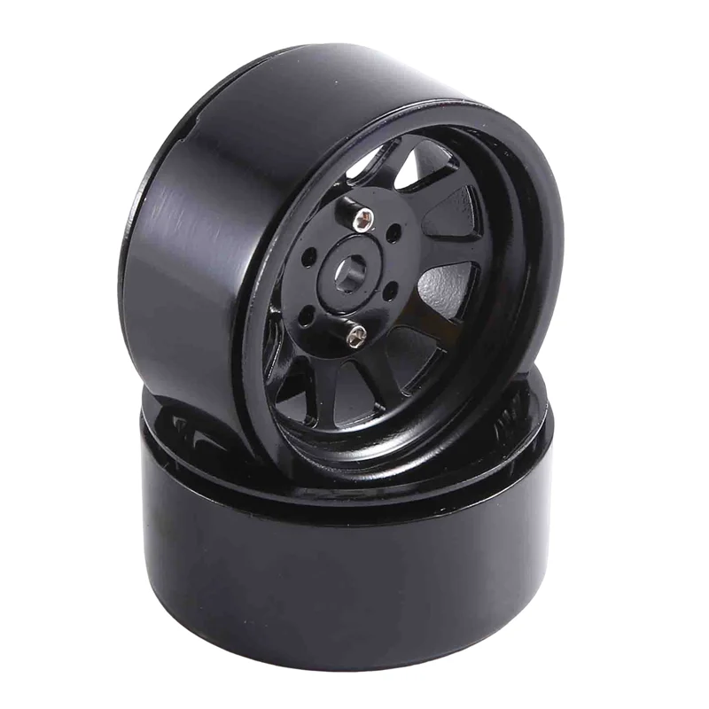 

A13Q-4PCS Metal Alloy 1.9 Beadlock Wheel Rims For 1:10 RC Crawler Axial SCX10 AXI03007 90046 TRX4 Redcat GEN8