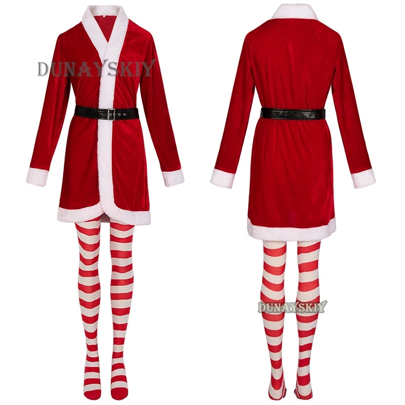 Buddy Elf Costume Christmas Costume Set With Pant Jacket Shoes Hat Belt Easy Cleaning Breathable Christmas Cosplay Party Outfits