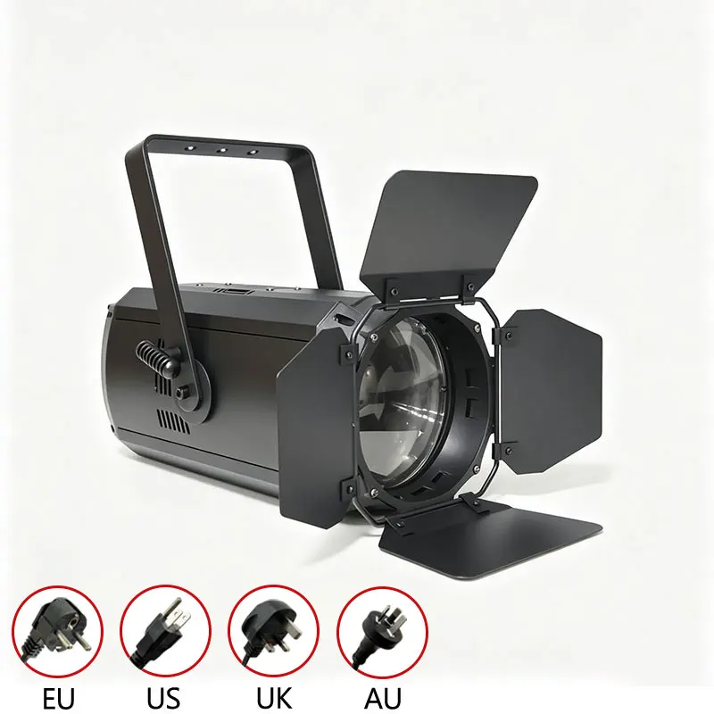 Multifunctional Motorized Zoom Stage Light 200W Bi Color High CRI 15°-60°Auto Zoom MultiChannel DMX Programming for Stage Studio