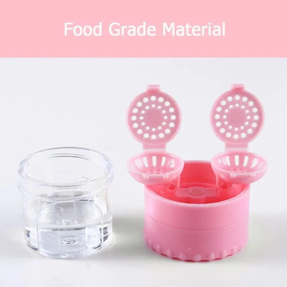1/2PCS Contact Lens Cleaner Case Manually Rotatable  Portable Contact Lens Case Plastic Container Storage Holder Tools Accessori