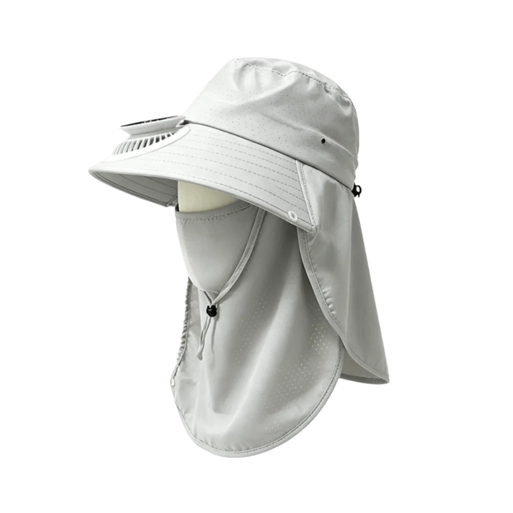 

Adjustable Solar Fan Hat Breathable Sun Protection Rechargeable Fan Hat Long-lasting Portable for 3.7V300MAH