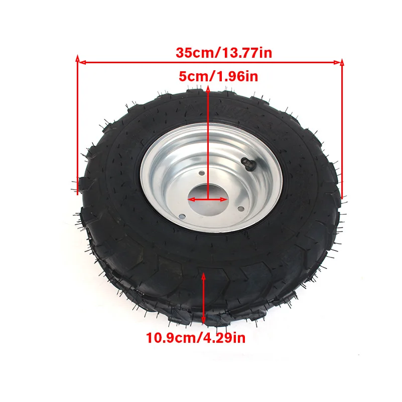 

6 Inch Rim 145/70-6 Off Road Wheel Tire Fit For 49cc 50cc 110cc Electric ATV Scooter Buggy Go kart Bike Vehicle tire Parts