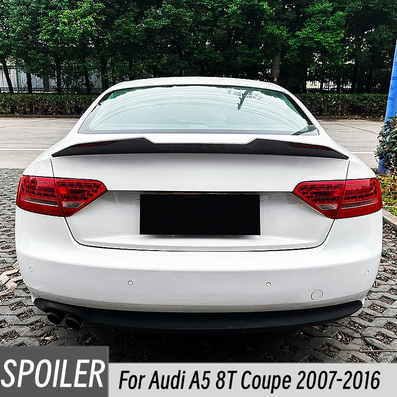 

For Audi A5 8T Coupe 2007-2016 PSM Style High Quality ABS Plastic Car Rear Trunk Lid Car Spoiler Wings Tuning Accessories part
