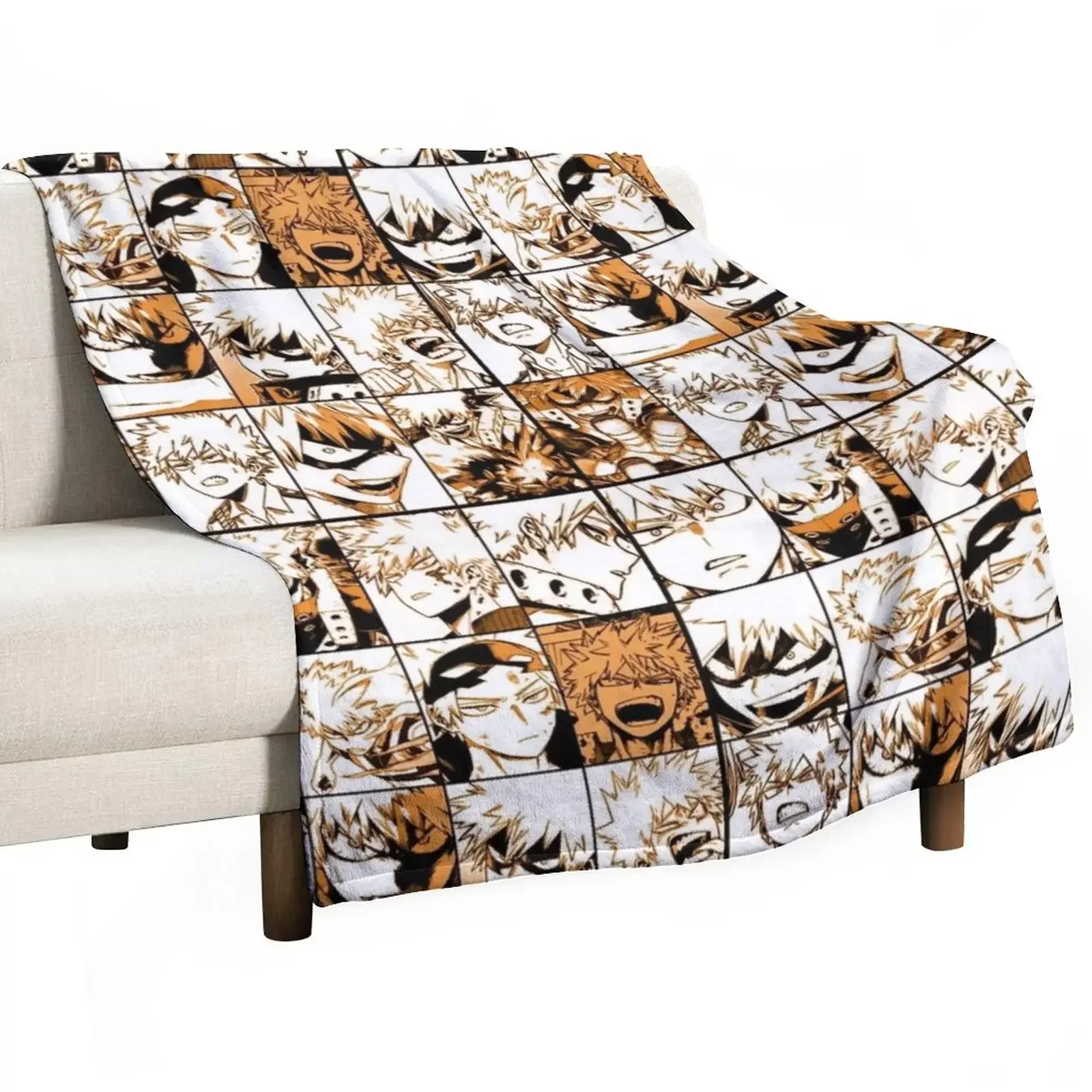 

Bakugo Katsuki collage Throw Blanket Summer Beddings For Sofa Thin Blankets