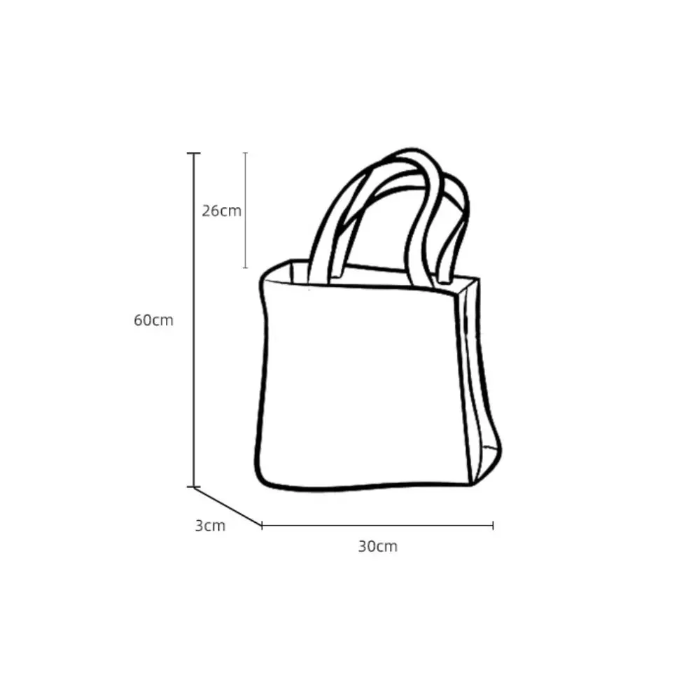 Cartoon Shopping Bags Niche Design Women Girls Knit Handbag Knot Wrist Bag Tote Bag Handmade