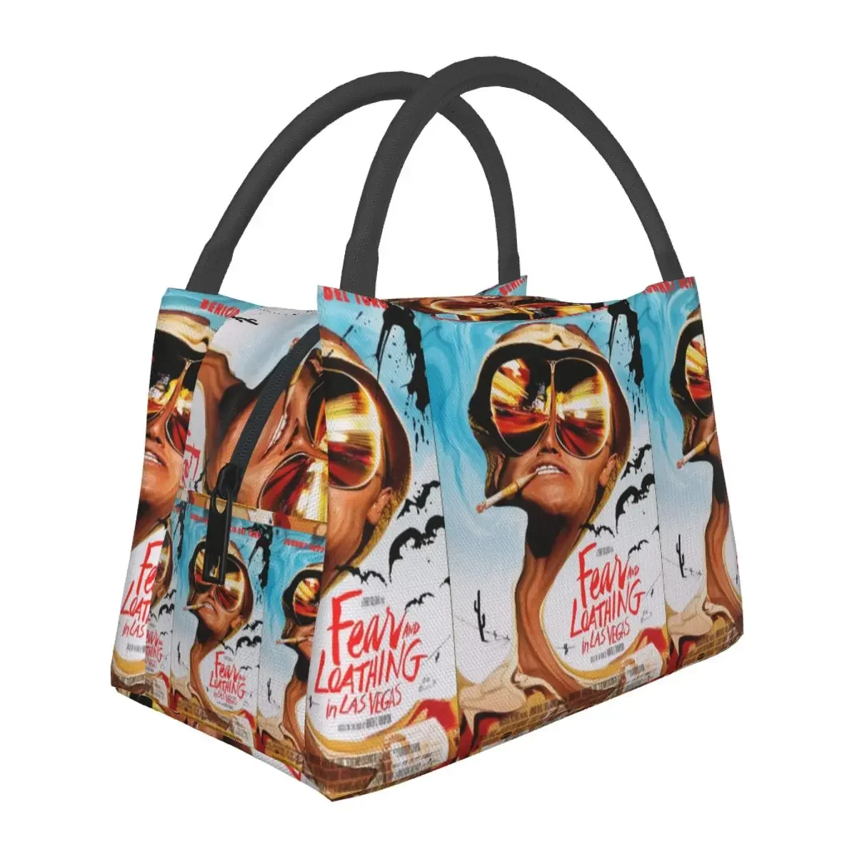 

Fear And Loathing In Las Vegas Art Lunch Bags Insulated Bento Box Portable Lunch Tote Picnic Bags Cooler Thermal Bag for Woman