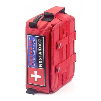 165pcs full set/empty medium first aid kit car medical storage bag emergency rescue camping hiking molle pouch survival kit