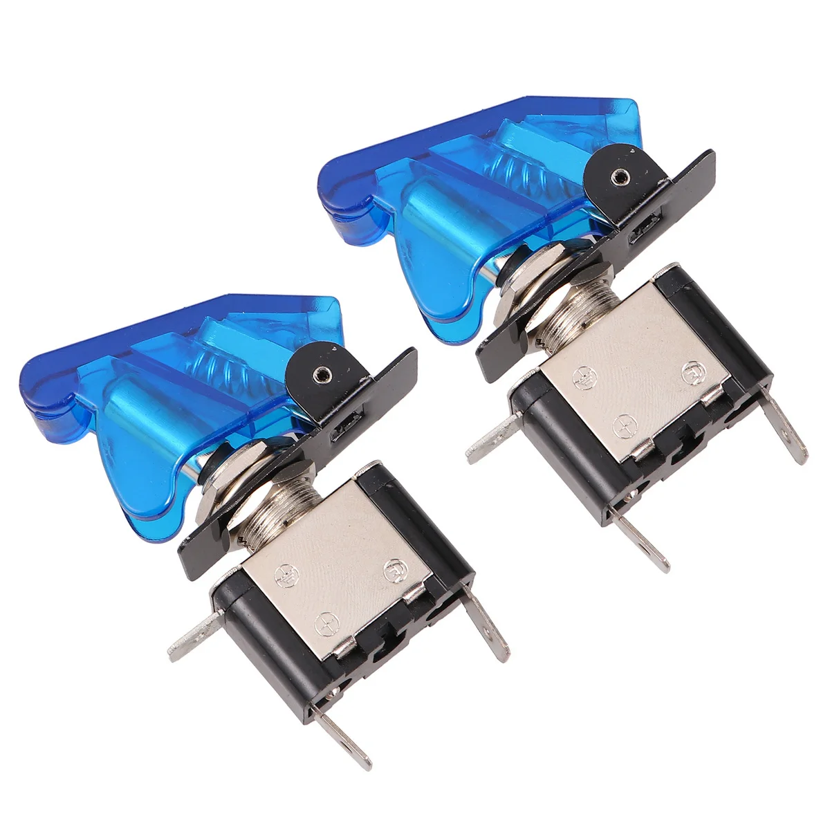 

2pcs 12V Asw-07D Led Fog Lamp Switch Toggle Button Blue Light On-Off Control For Car Power Waterproof Automotive Relay Gear