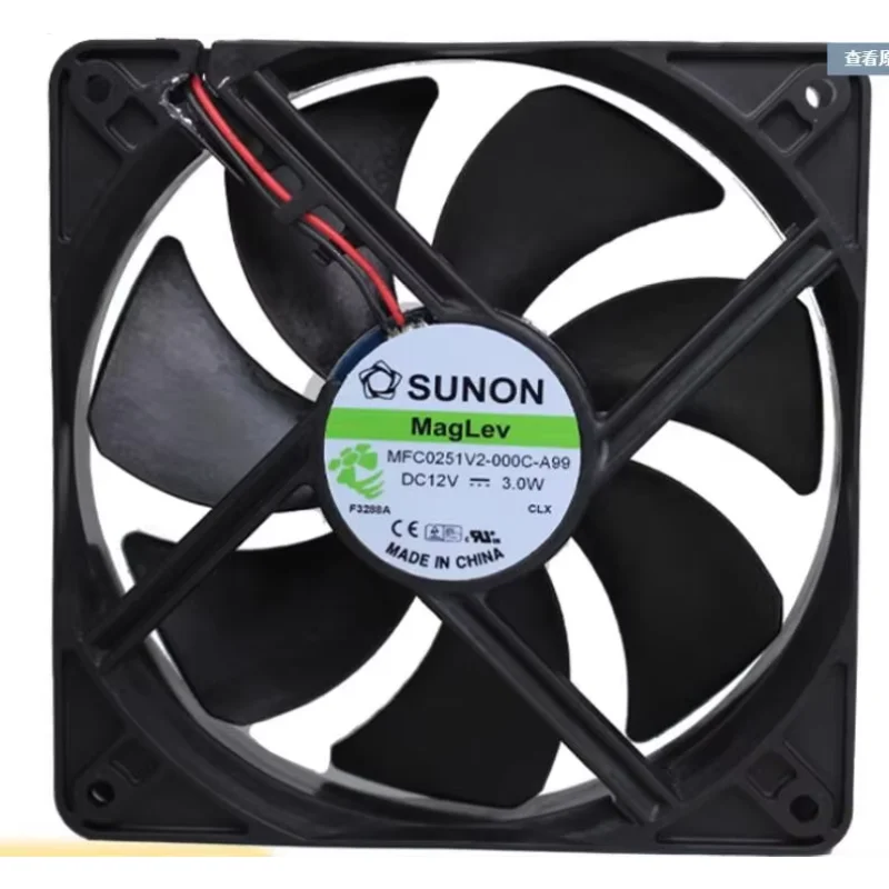 

SUNON MFC0251V2-000C-A99 DC 12 В 3,0 Вт 120x120x25 мм 2-проводной охлаждающий вентилятор для сервера