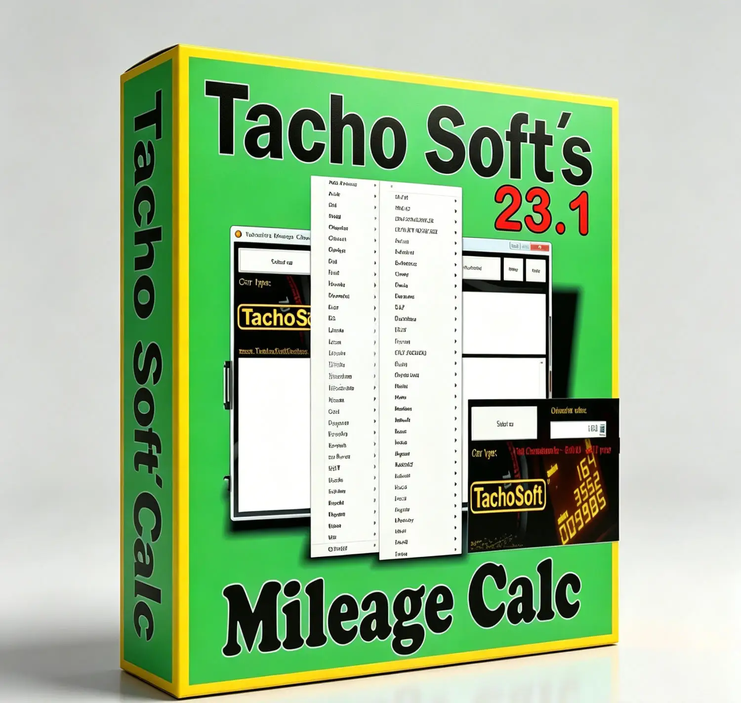 

TachoSoft Mileage Calculator Car Accessories Tool 23.1 Software