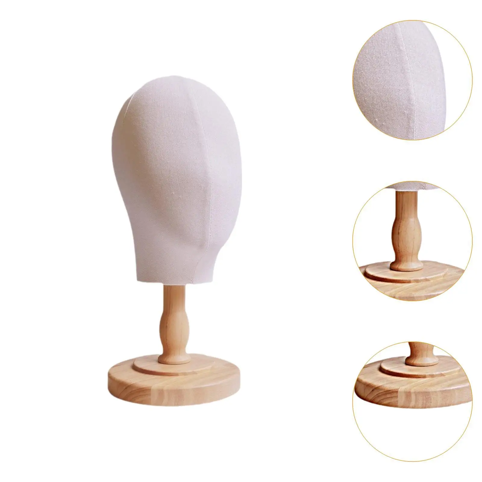 Espositore per parrucche per cappelli, modello di testa di manichino, cappelli per capelli, posticci con base, multiuso per gioielli