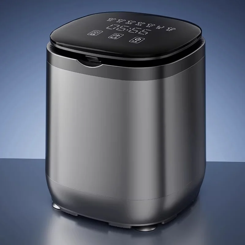 

Mini Fully Automatic Washer Spin Dryer for Underwear Socks Dedicated Small Compact Washing Machine Home Use