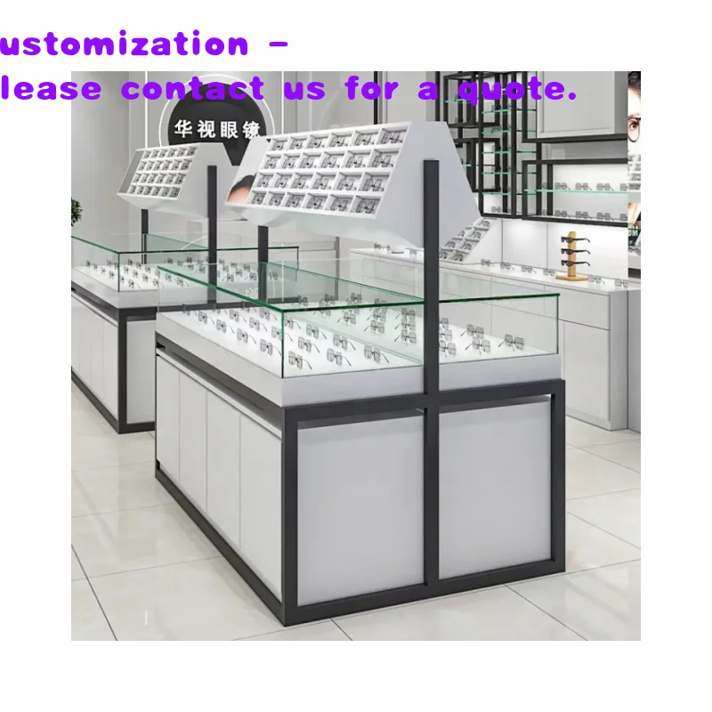 

Индивидуальная светодиодная подсветка, круглая настенная витрина для очков, мебель для магазина, стеклянная полка для демонстрации, киоск для торгового центра, оптика.