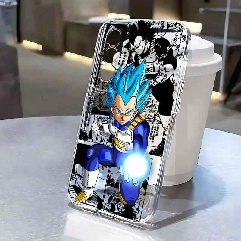 

Dragon Ball Vegeta Cool Phone Case For OPPO A11 A16 A55 A56 A57 A72 A52 A73 A74 A54 A76 A78 A58 A98 Pro 5G TPU Transparent