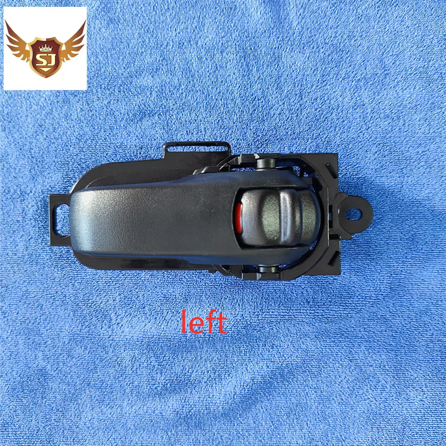 interior Door Handle for Nissan Tiida, texture Black, Left and Right, 2004, 2005, 2006-2011