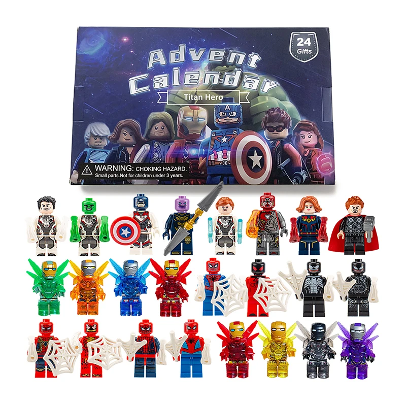 Disney Advent Calendar Box 24Pcs/Set Action Figure PVC Model Christmas Advent Calendar Countdown Kids Birthday Toys Gifts