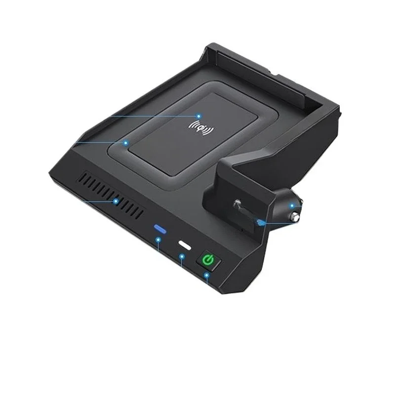 

Applicable to Mercedes-Benz C-Class GLC 200260 300 original car cigarette lighter USB wireless multi-function fast charger
