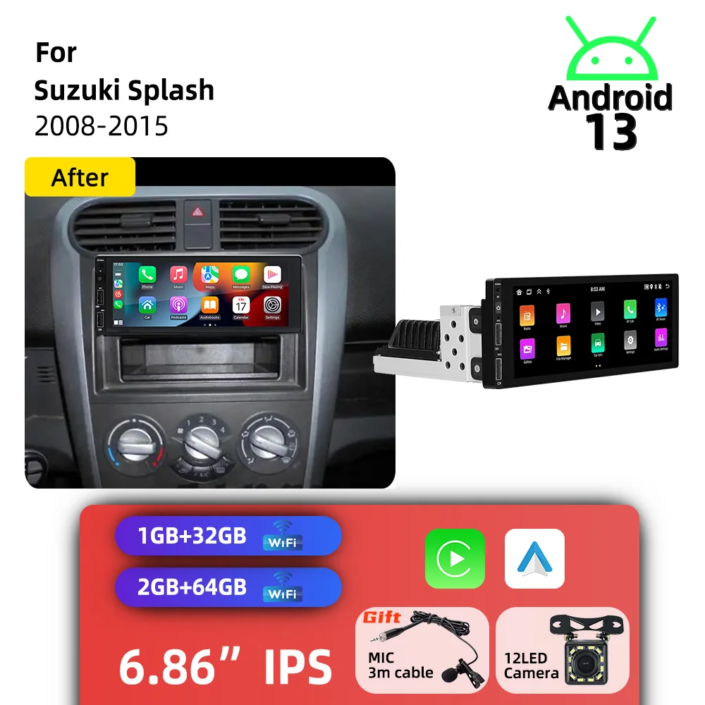 For Suzuki Splash 2008-2015 6.86