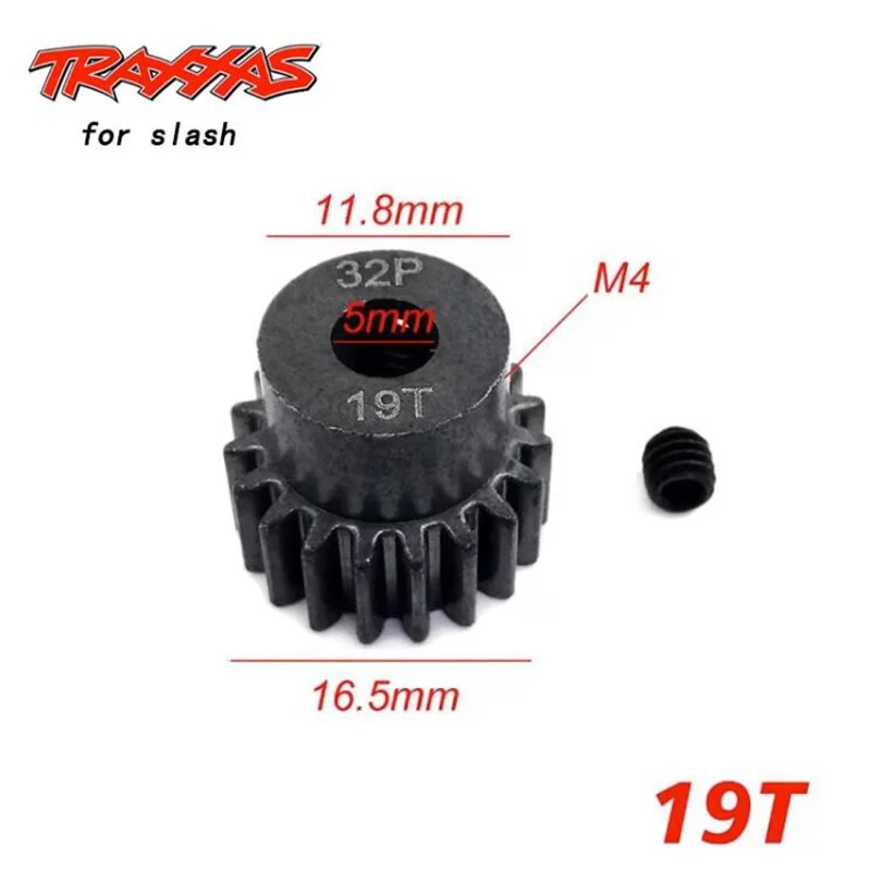 RC Car Heavy Duty Hardened Steel Spur Motor Gear 15T 17T 19T 54T For TRAXXAS Slash 4x4 Stampede Trxxas 1/10 SUMMIT E-REVO