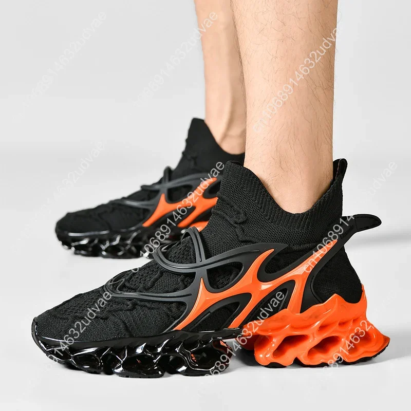 الرجال أحذية رياضية الذكور أحذية رجالي عادية Tenis أحذية فاخرة المدرب سباق تنفس حذاء أحذية بدون كعب أنيقة احذية الجري للرجال #4