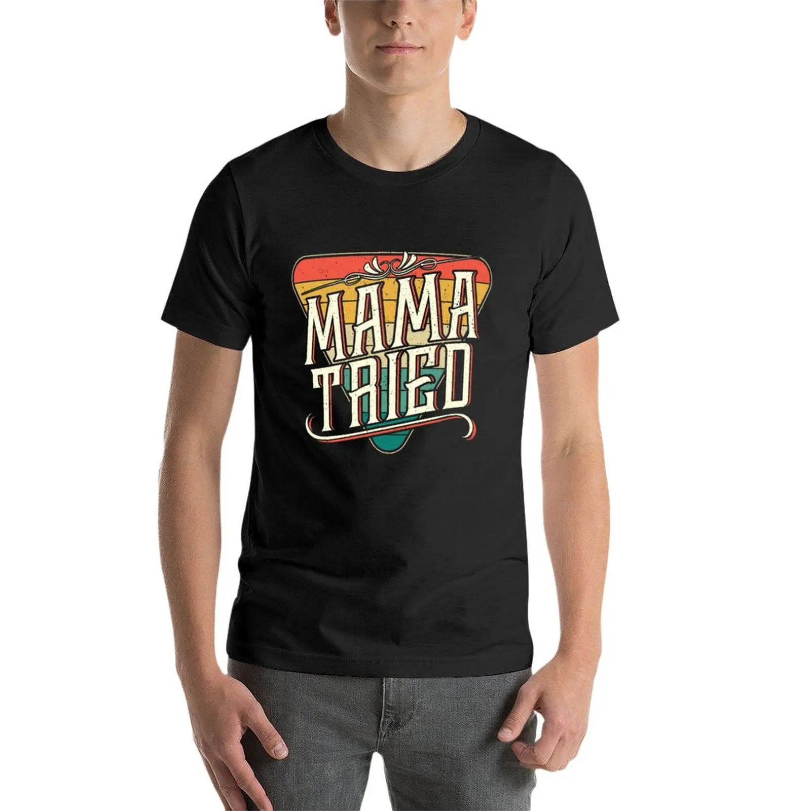 New Mama Tried Vintage Country Music Outlaw T-Shirt plus size t shirts funny t shirt hippie clothes men workout shirt