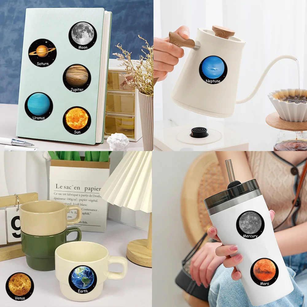 500 pçs estranho planeta dos desenhos animados rolo adesivos diy guitarra telefone portátil mala copo de água skate planejador suprimentos adesivos