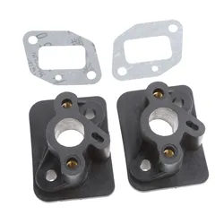 4pcs Carburetor Kit Brush Cutter Grass Trimmer Spare Parts Intake Manifold with Gasket 1E40F-5 44F-5 BC430 CG430 CG520 43CC 52CC