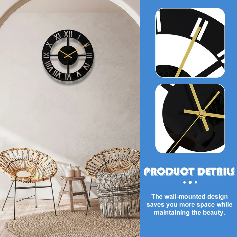 

Acrylic Wall Clock Creative House Decorations Hanging Room Home Clocks for