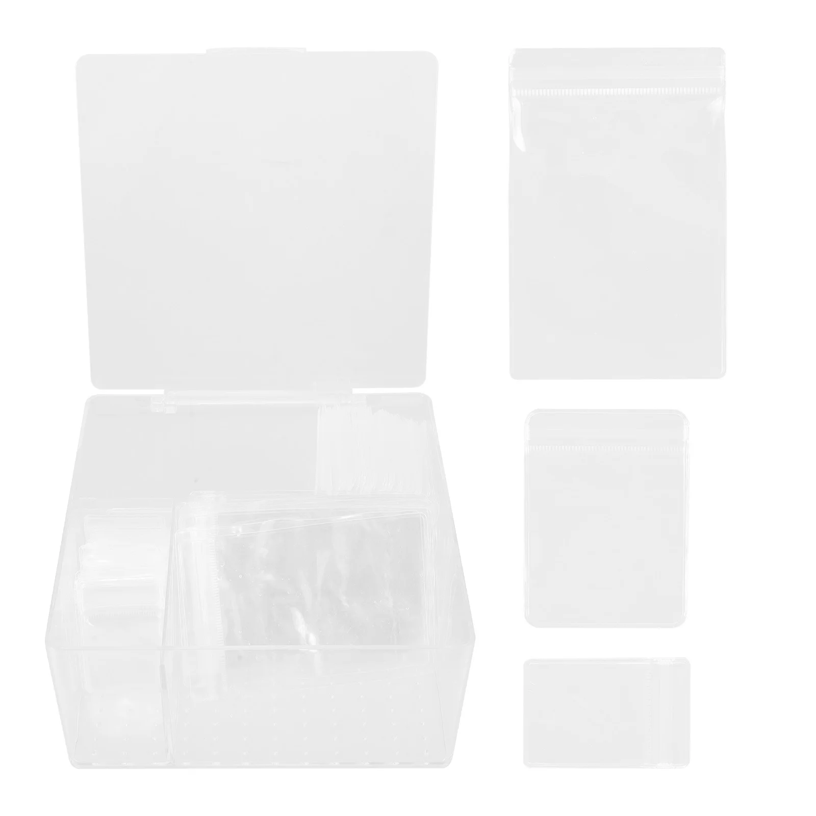 

Портативный прозрачный ящик для хранения ювелирных изделий, органайзер для путешествий, сережек, ожерелий, колец, компактный контейнер с мешком для пыли