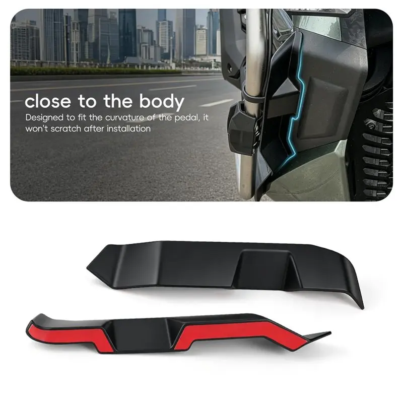 Waterproof Foot Pedal Splash Guard Leg Mudguard For Zontes 368G 368 G 2024-2026 Motorcycle Front