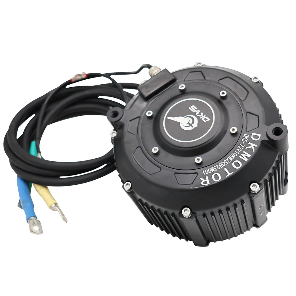 

DKYS168 10kW 72V 50h Hall Sensor Mid-Mounted DC Motor Controller 10000W for Electric Scooters with Attached Drive Pulley