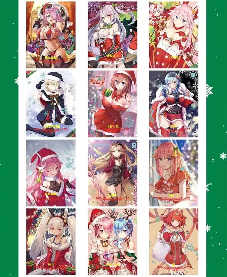 Goddess Story  Christmas Gift box Collection Cards Booster Box Anime Swimsuit Bikini Feast Doujin Toys And Hobbies Gift