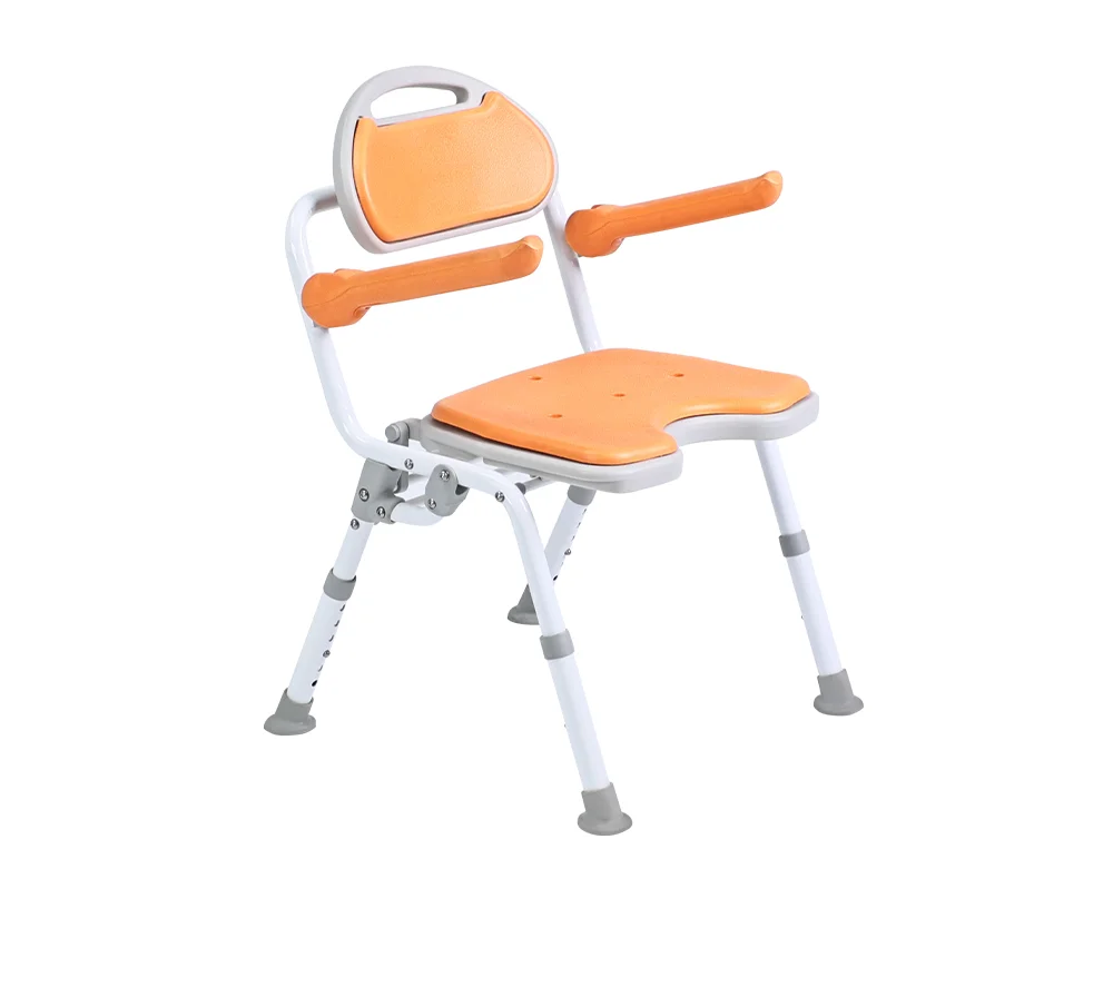 soft foldable shower chair for elderly bath chair for elderly adjustable height reclining shower chair