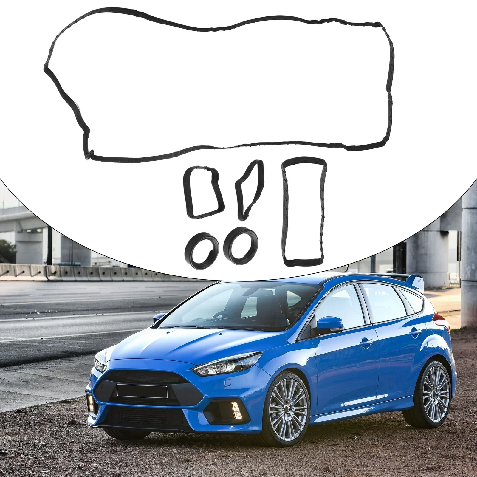 Set guarnizioni coperchio bilanciere valvola motore Posizionamento sul coperchio bilanciere valvola motore veicolo per Ford Focus 2 0L 2012 2018