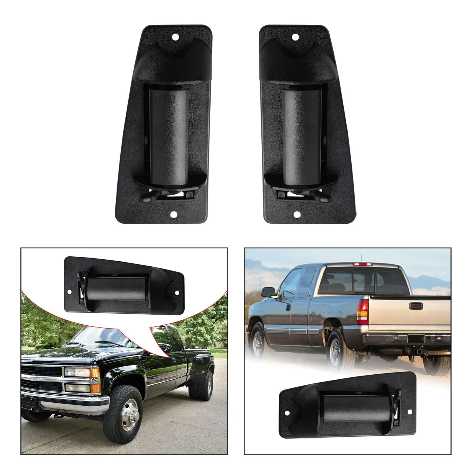 Exterior Door Handle Black Heavy Duty High Quality for GMC Sierra 1500 1999-2006 2500 3500 1999-2007 Automotive Accessories