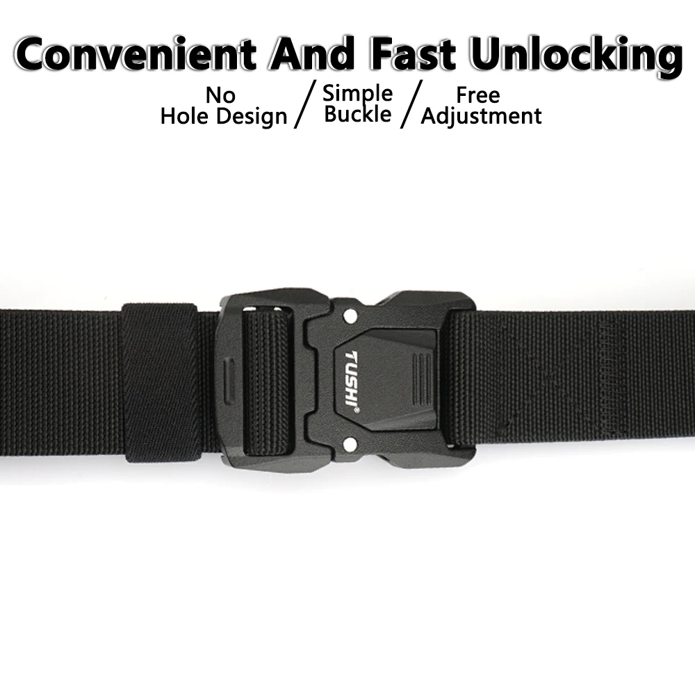TUSHI Mannen Leger Elastische Tactische Riem Unisex Mannelijke Casual Gesp Riemen Canvas Singels Tailleband Militaire Taille Riem Hoge Kwaliteit