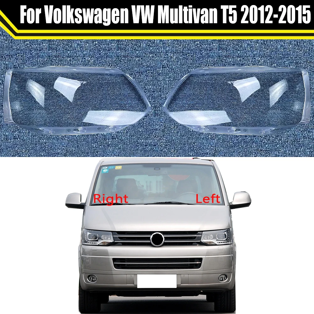 

Car Headlamp Lamp Cover Glass Lamp Shell Headlight Cover Transparent Lampshade Lampcover For Volkswagen VW Multivan T5 2012-2015