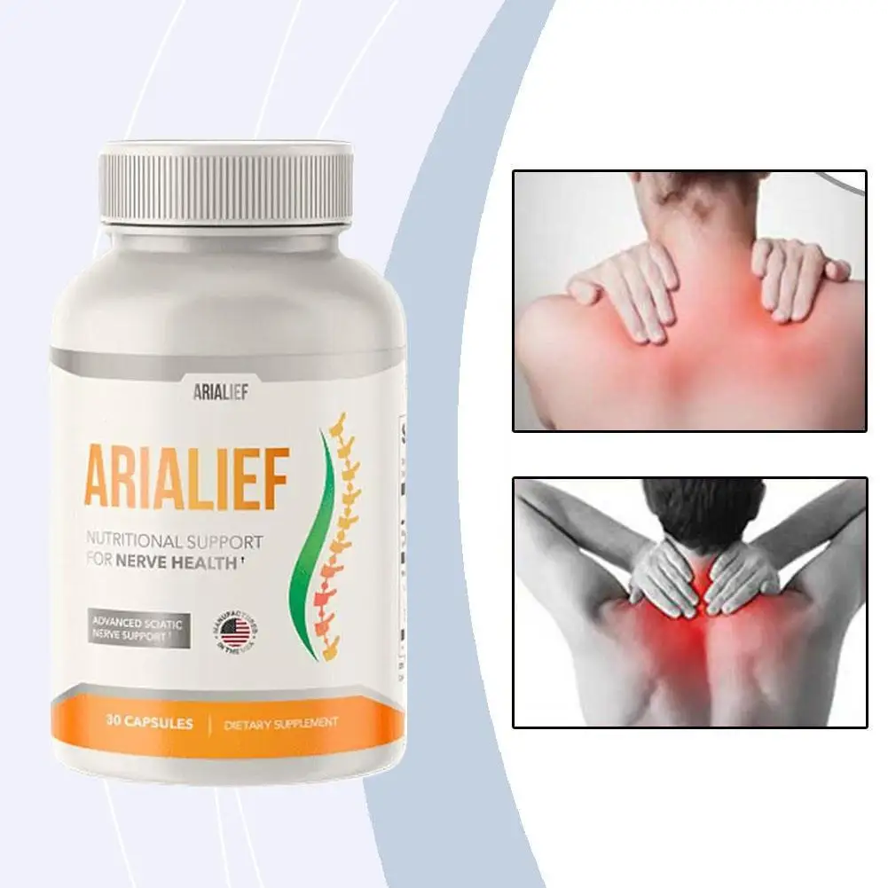 

30 Capsules Dietary Supplement Sciatica Pain Relief Capsules Reduce Brain Fog Nerve Health Cognitive Support Supplement