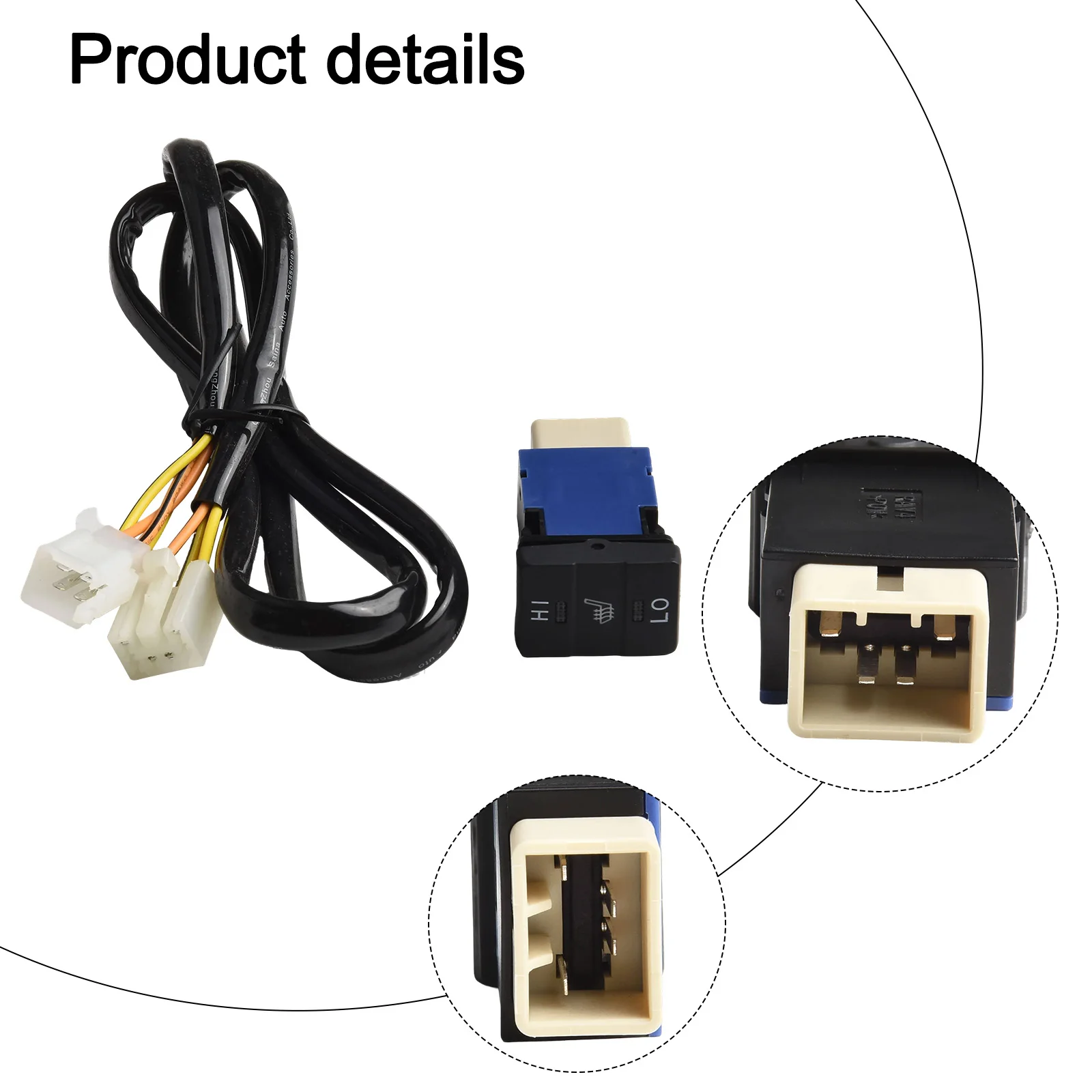 Vehicle Dashboard Upgrade Seat Heating Switch Vehicle Accessory ABS And PVC Materials Complete Installation Package