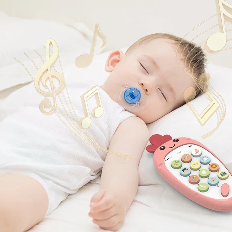 Baby Phone Multi-function Simulation Toys for Newborns 0-12 months Toy for Infant Music Early Educational Remote Control