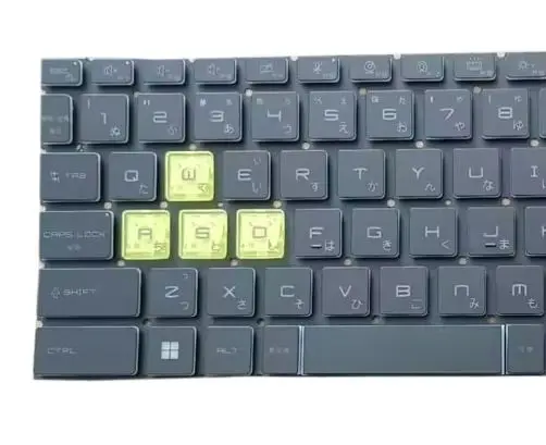 For MSI Crosshair 17 No Backlit JP Keyboard Limited Edition Crosshair 17 A11UCK A11UEK A11UDK Japanese JP Black No Frame New
