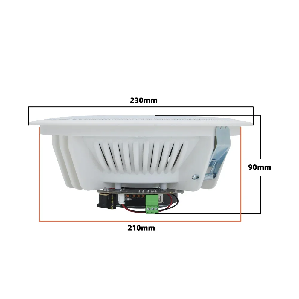 8Inch 20W Bluetooth Draadloze Luidsprekers Voor Thuis Vochtbestendig Dak Muziek Luidspreker Gebouwd In Digitale Klasse D Versterker