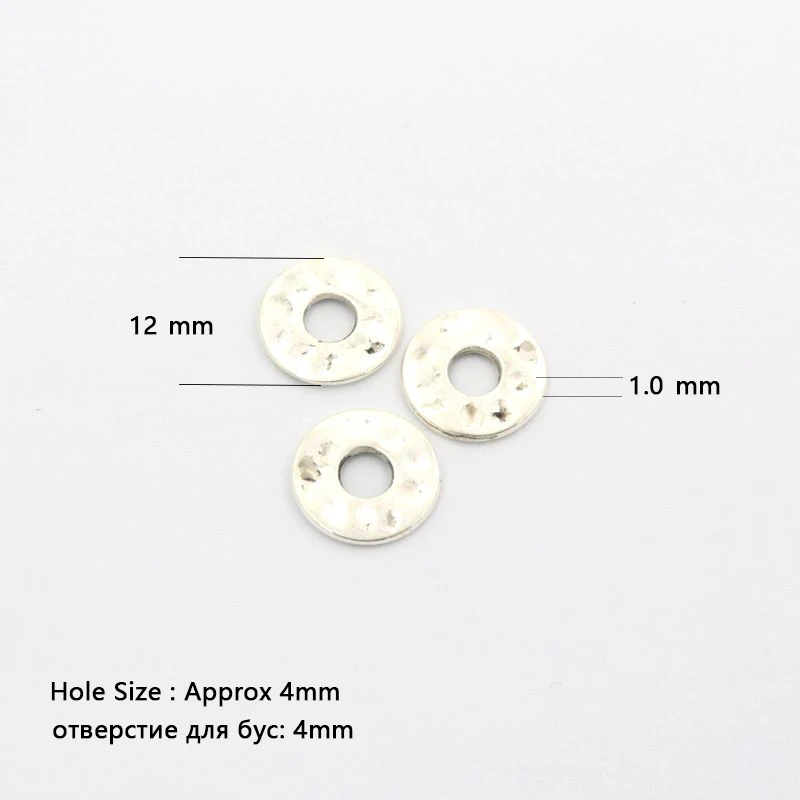 100pcs Mix Tibetan Gold Silver Color Round Metal Closed Loose Spacer Bead Jump Rings For Jewelry Making Bracelet Diy Accessories