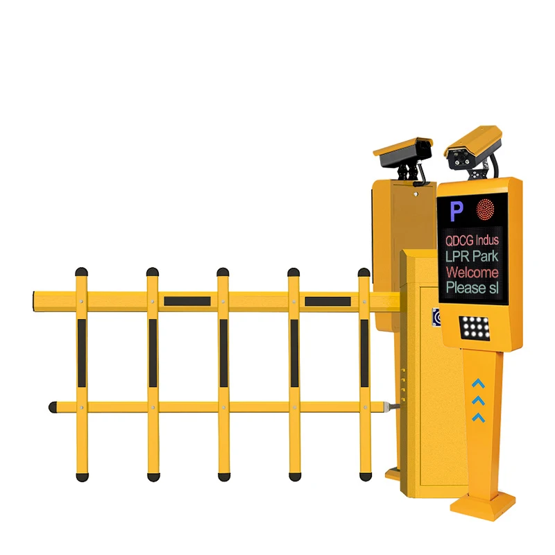 Интеллектуальная система парковки дорожного движения Qigong, распознавание номерного знака, барьерные ворота, машина для управления дорожным движением