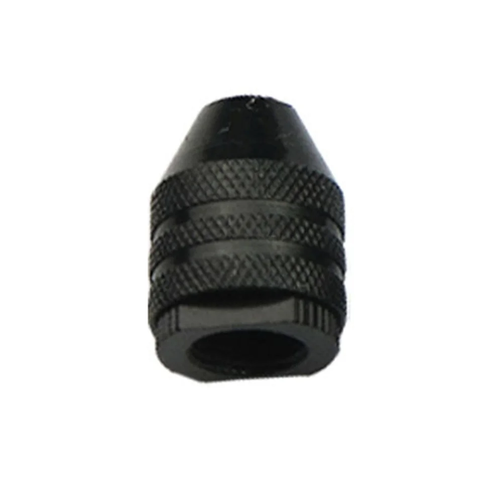 

Black Mini Alloy Keyless Drill Chuck Adapter Converter Hold 0.3-3.2mm Impact Driver Drill Bits Ratchet Locking